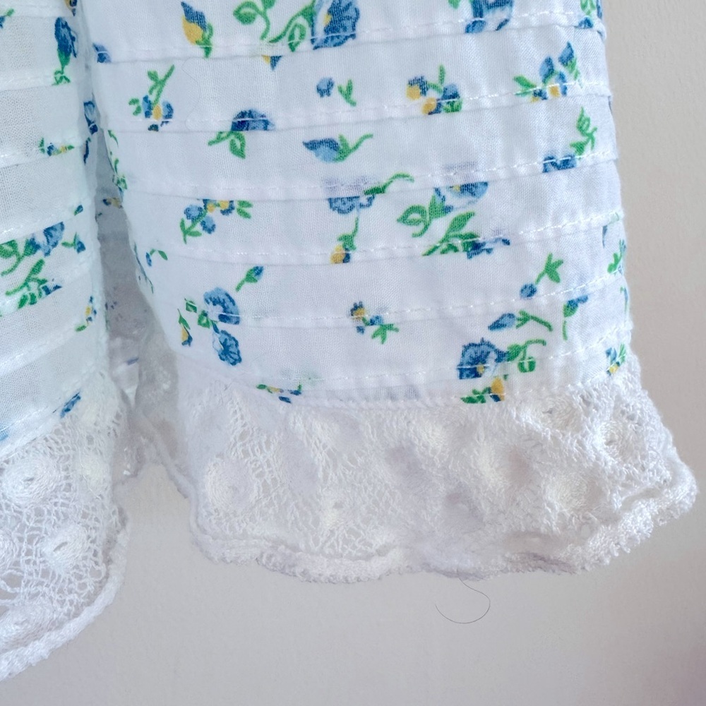 Loveshackfancy Eponda Midi‎ Skirt Floral Ruffle Lace Size S - Picture 6 of 10